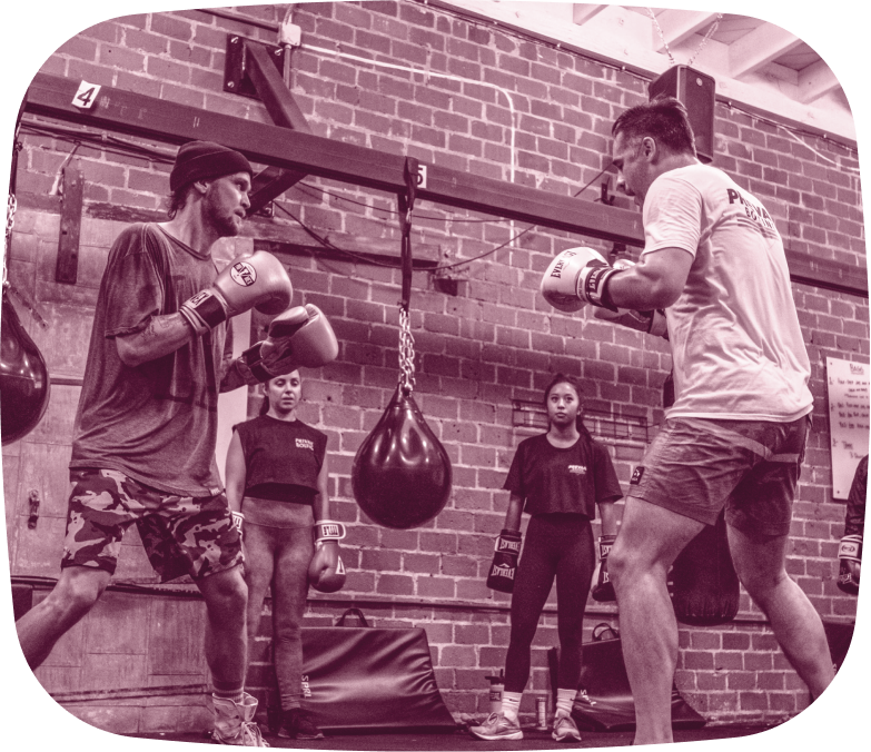 Photo of a boxing gym