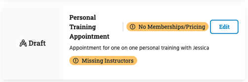 Draft for appointments