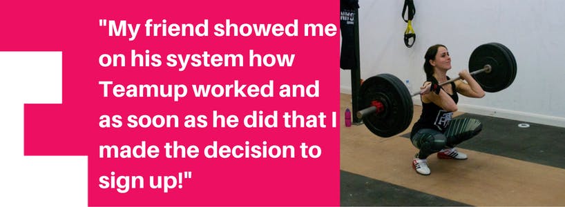 image of a crossfit athlete working out