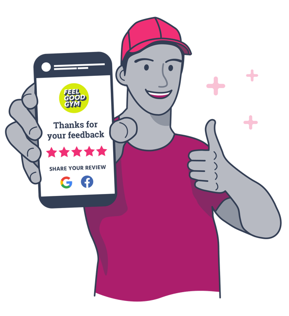 Community Happiness feature on TeamUp illustration.